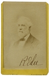 Robert E. Lee Signed CDV Photo